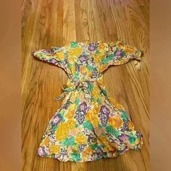 Faithfull The Brand Florence Mini Floral Dress Womens Size XS / 2 - Picture 6 of 9